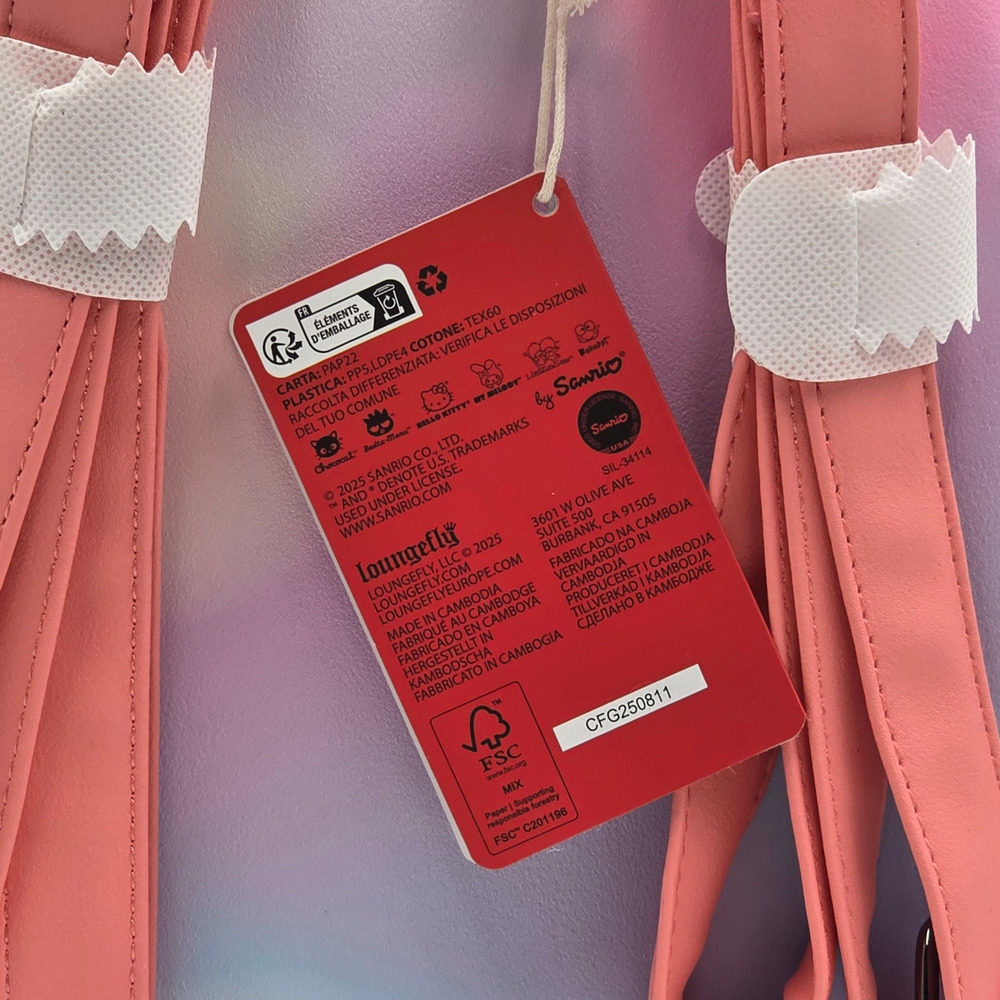 Loungefly Hello Kitty & Tiny Chum Whimsical Sweet… - image 8